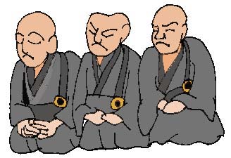 Trois petits moines...